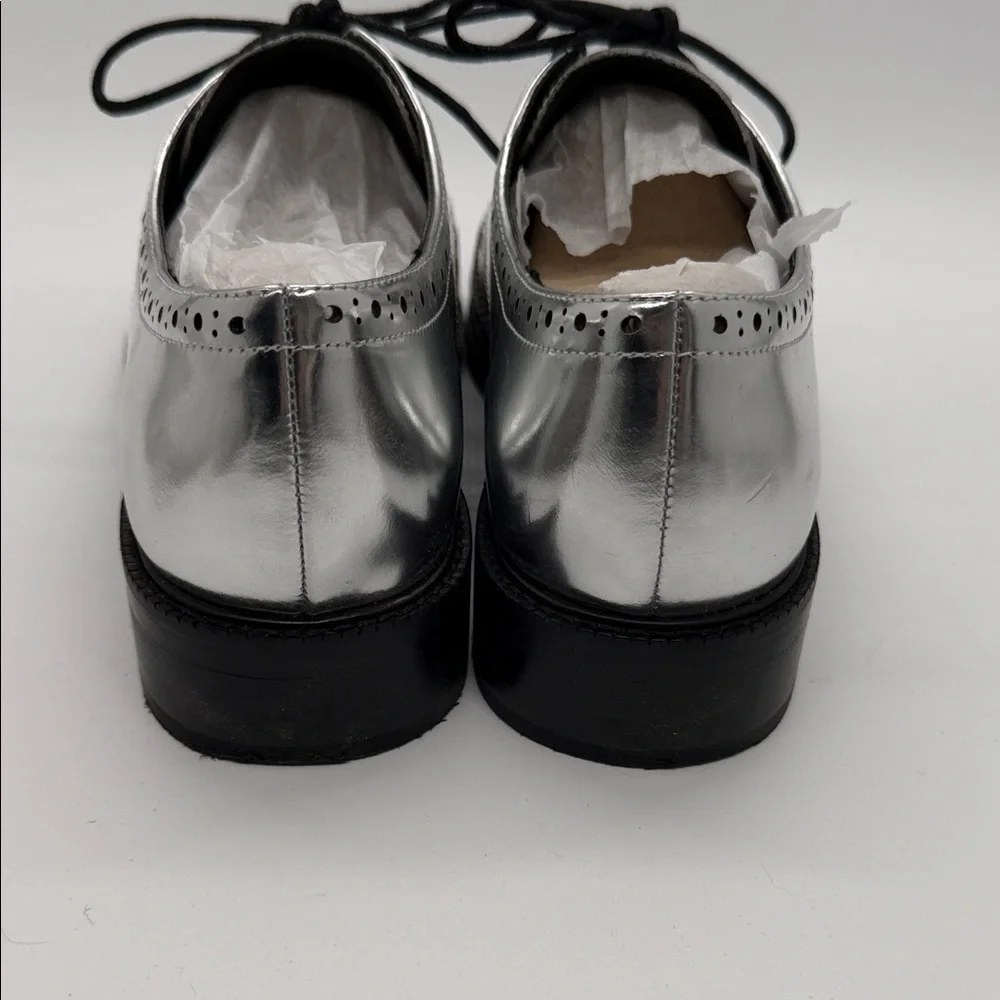 Marc Fisher Silver Espadrilles Size‎ 8.5